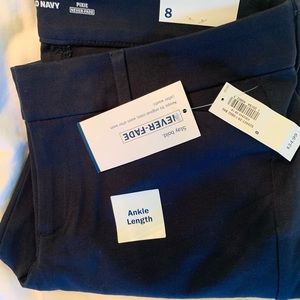 NWT old navy mid rise ankle pixie pant size 8